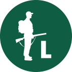 Witvoet Jagertje - Letter L